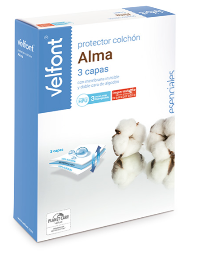 Protector Colchón Velfont Alma 3 Capas Impermeable