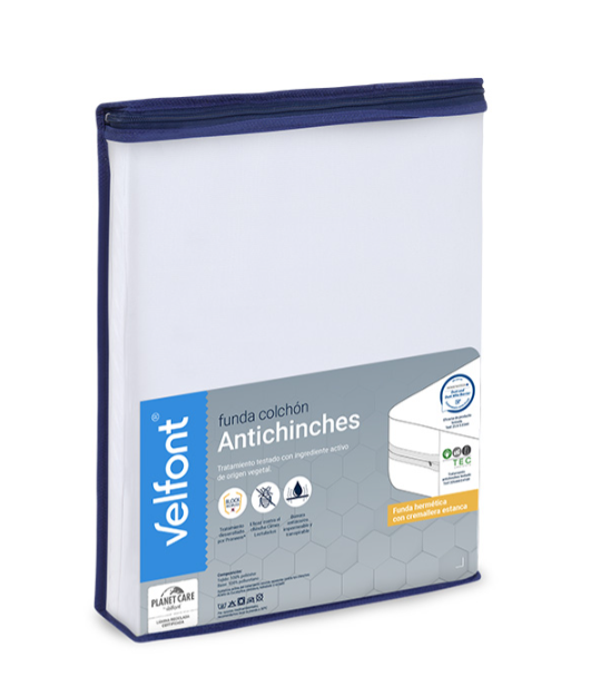 Funda Colchón Velfont Antichinches Impermeable