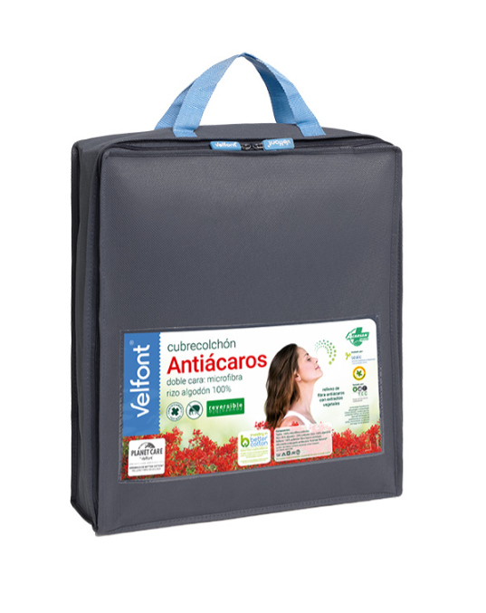 Cubrecolchón Velfont Antiácaros