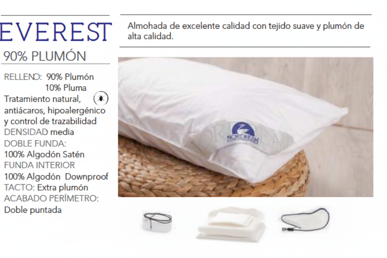 Almohada Plumon Everest NorDream