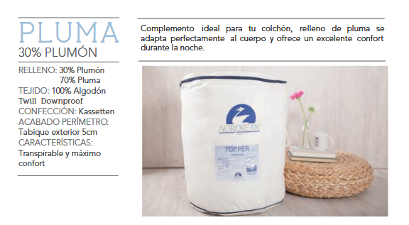 Topper Pluma NorDream