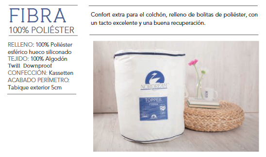 Topper Fibra NorDream