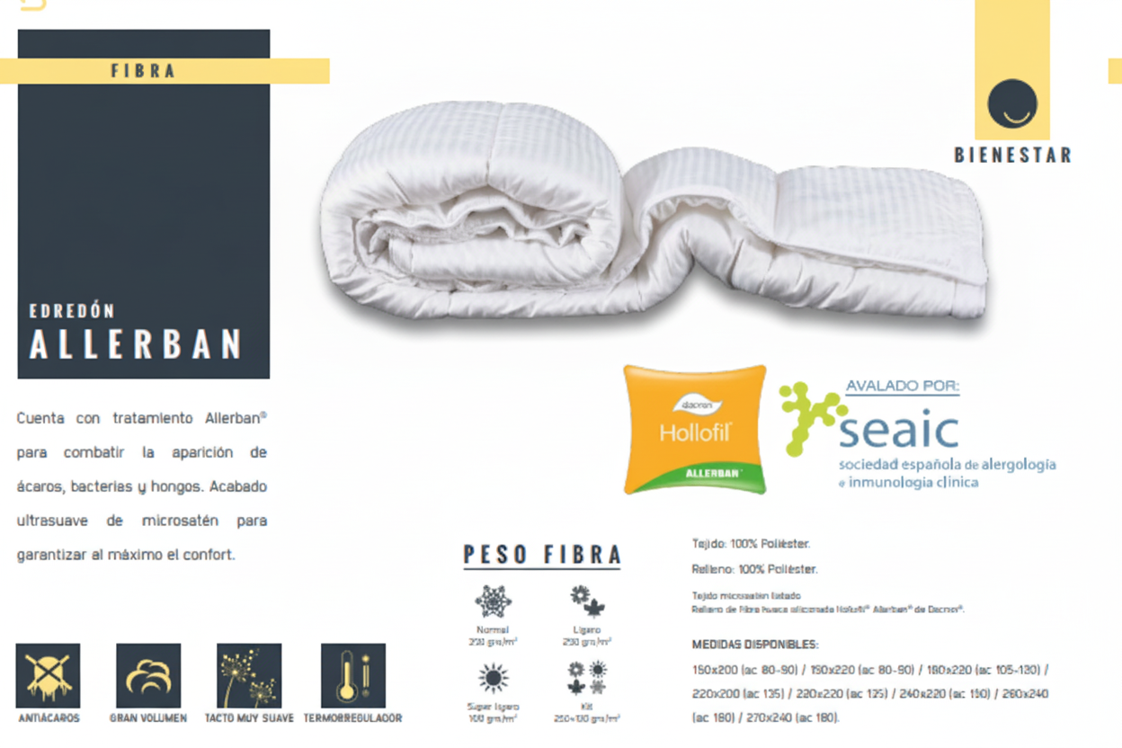 Edredón Nórdico Fibra Mash Allerban