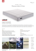 Colchón de Látex SWISSBEDDING(ROBUSTA) Natura Latex Crino