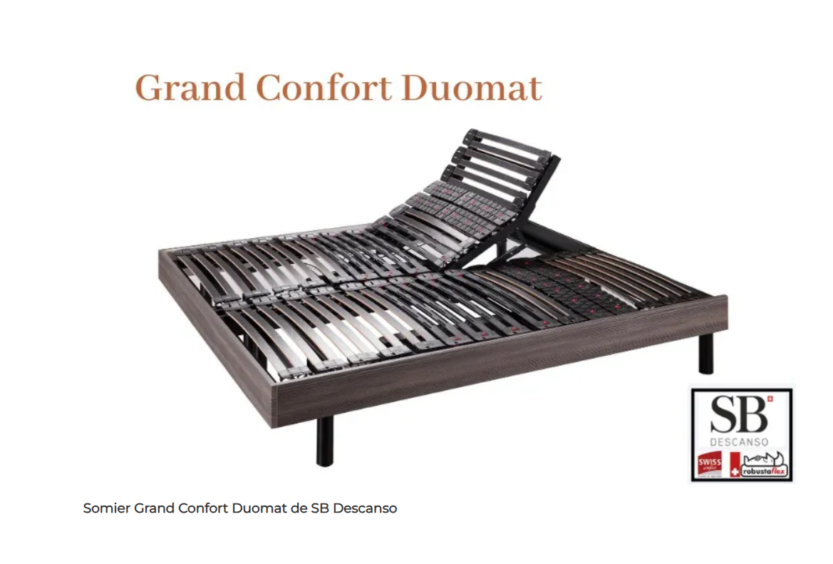 Somier Articulado Electrico SB Descanso Swissbedding Grand Confort Duomat