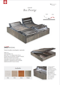 Canapé Abatible SB DESCANSO SWISSBEDDING Box Prestige Manual