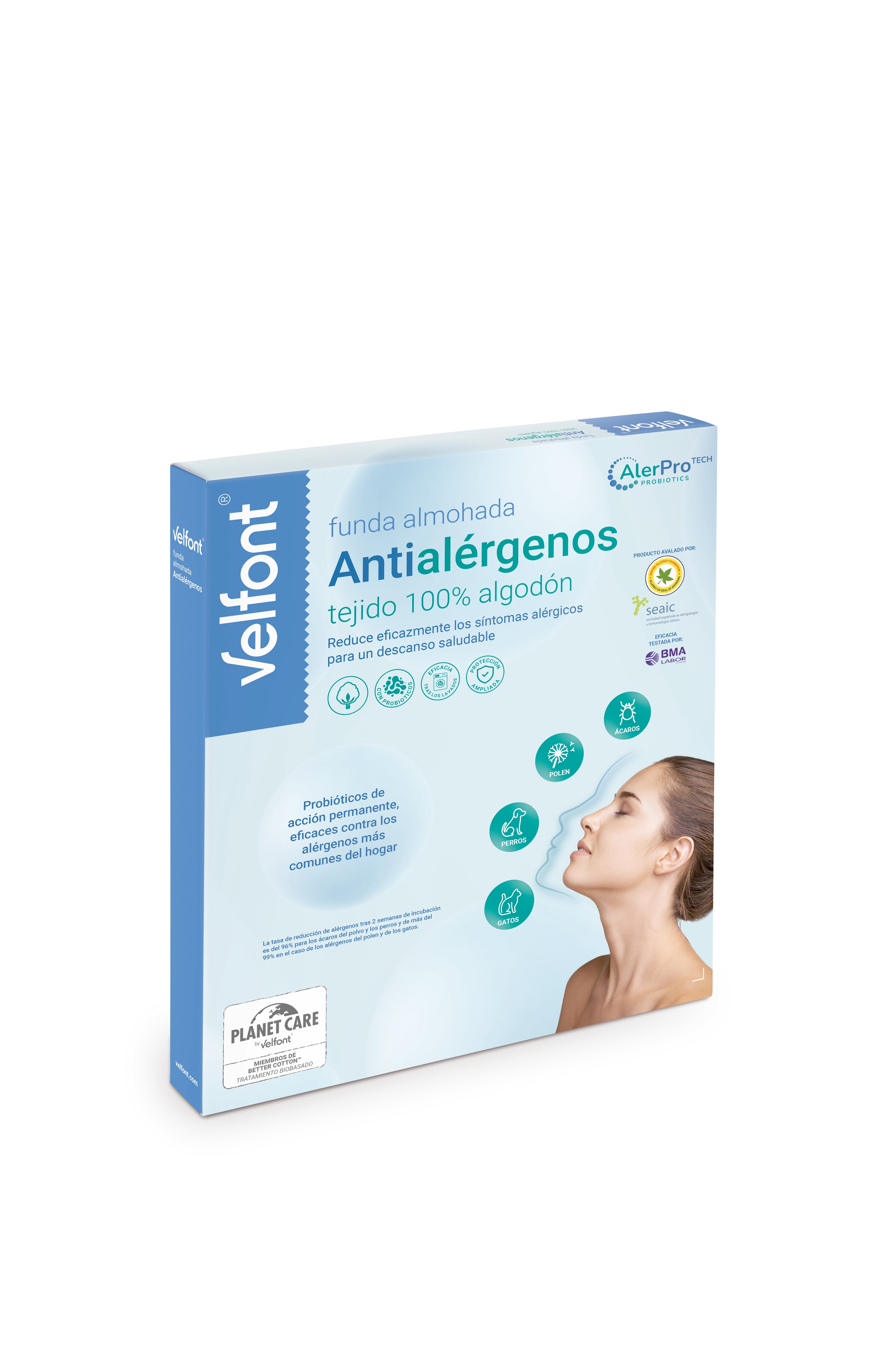 Funda de Coixí Antial·lèrgica Velfont