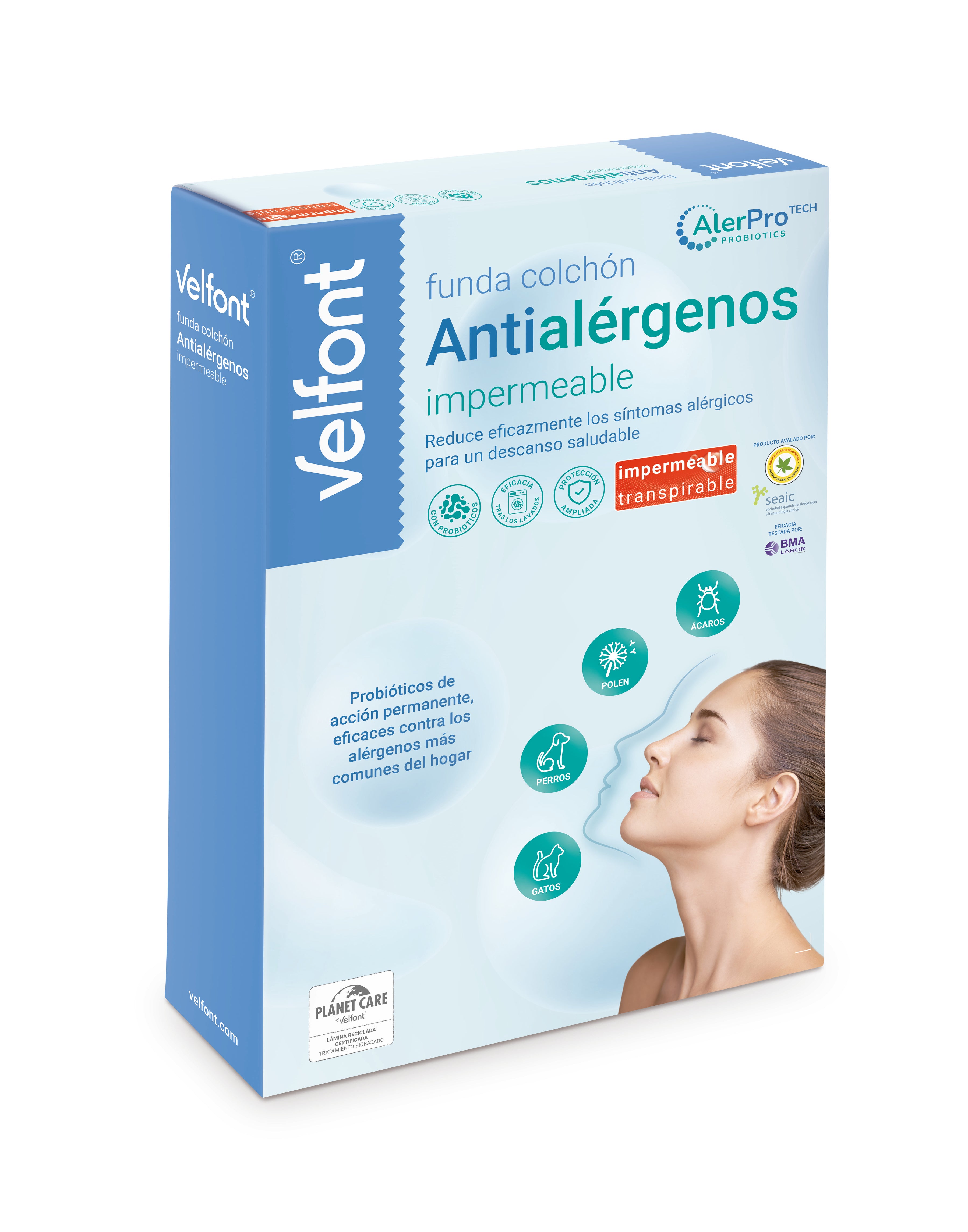 Funda de Matalàs Impermeable Antial·lèrgica Velfont