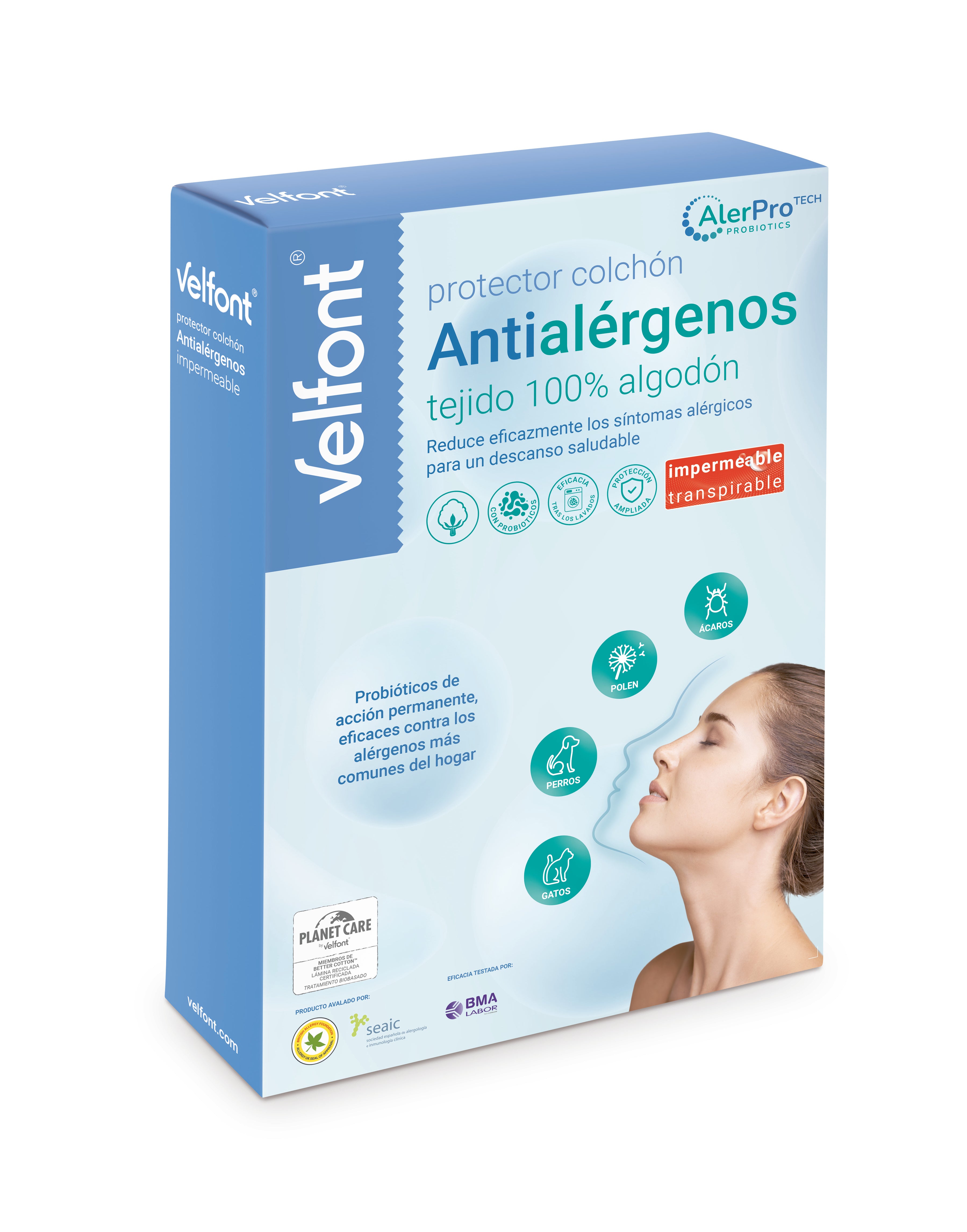 Protector de Matalàs Impermeable Antial·lèrgic Velfont
